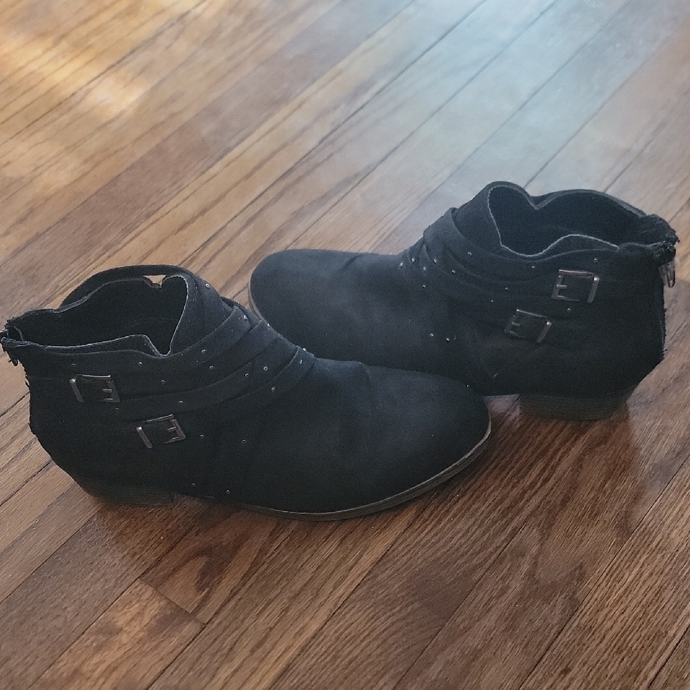 Womens Black Ankle Boots